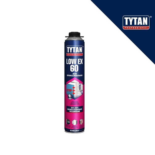 Tytan-TYTAN PUR PJENE, TYTAN PRO 60 PIŠTOLJSKA NISKOEKSPANZIVNA PJENA 60L, 7,71 EUR, KOM, PIŠTOLJ60, AKCIJA